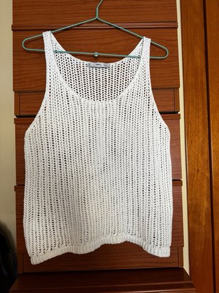 Top tirantes crochet Mango Talla XL pero L tmb