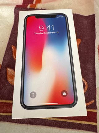 iPhone X 256GB Nero. Batteria 100% In perfette condizioni
