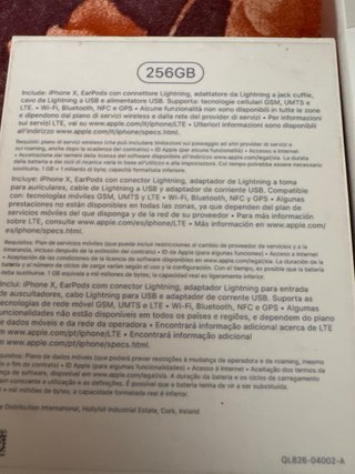 iPhone X 256GB Nero. Batteria 100% In perfette condizioni