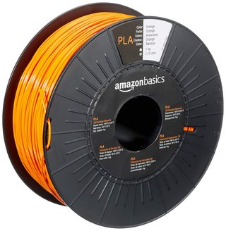 Amazon Basics filamento PLA rojo translúcido