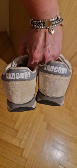 Saucony donna beige/bianche