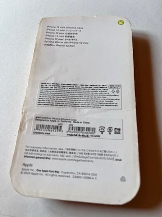 Funda Silicona iPhone 12 Mini Rosa