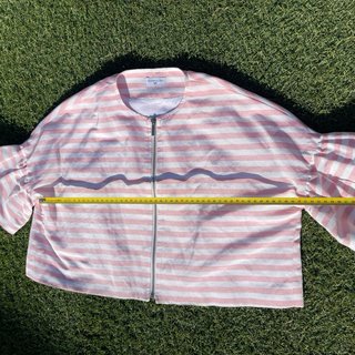 Blazer Monnalisa a righe rosa