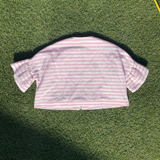Blazer Monnalisa a righe rosa