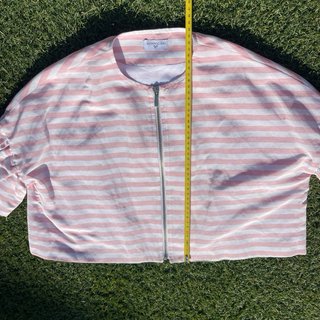 Blazer Monnalisa a righe rosa