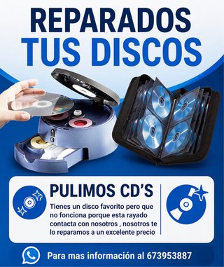 Reparamos todo tipo de discos