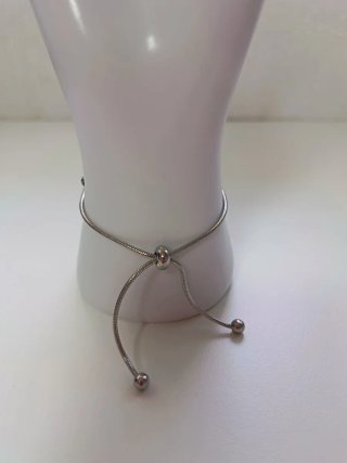 Pulsera Hamsa Plata y Perlas