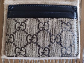 Portacarte Gucci GG Supreme Kingsnake