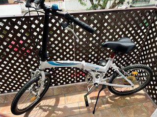 Bicicleta plegable con marchas