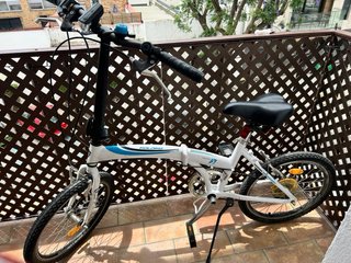 Bicicleta plegable con marchas