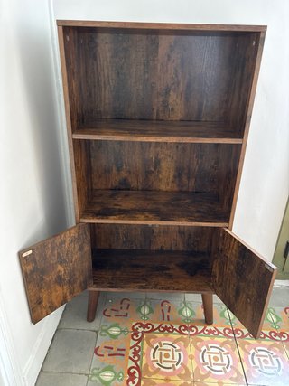 Mueble industrial marrón oscuro