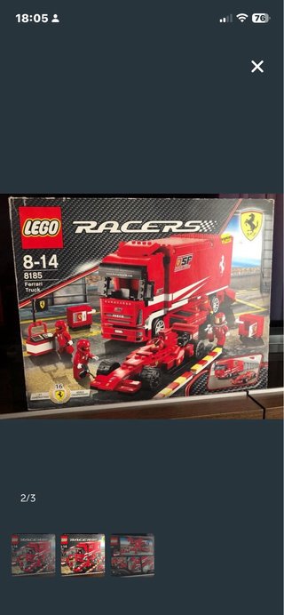 Lego Racers 8185 Ferrari Truck