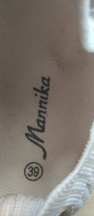 Scarpe Mannika beige n.39