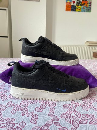 Nike Air Force 1 Negras y Azules