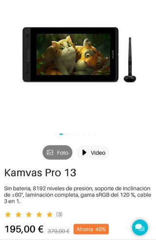 Tableta Huion Kamvas Pro 13