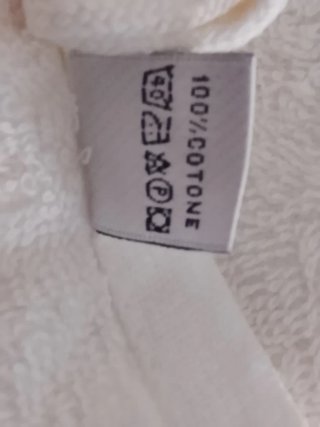Lavette in cotone bianco