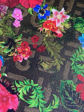 Furla pochette stampa floreale