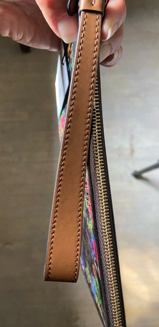 Furla pochette stampa floreale