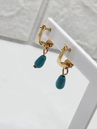 Pendientes Goldfilled Turquesa