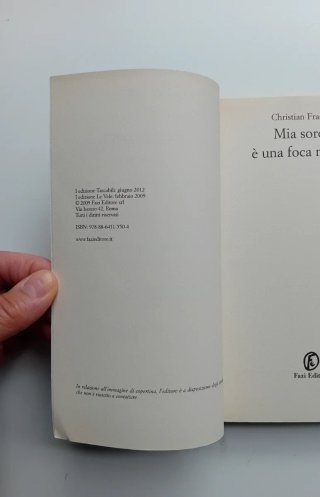 Mia sorella è una foca monaca, Christian Frascella