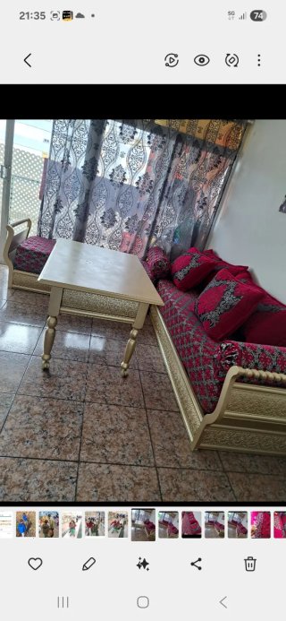 Fondas y almohadas para sofá