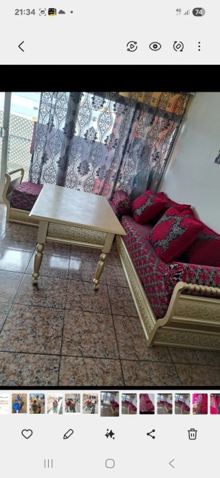 Fondas y almohadas para sofá