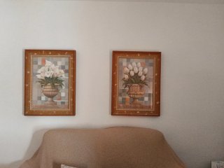 Cuadros decorativos florales madera