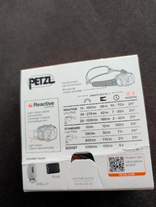 Linterna frontal Petzl SWIFT RL 1200