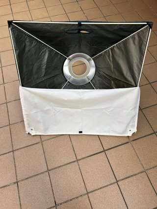 Ventana Bowens 90x90 cm para flash de estudio.