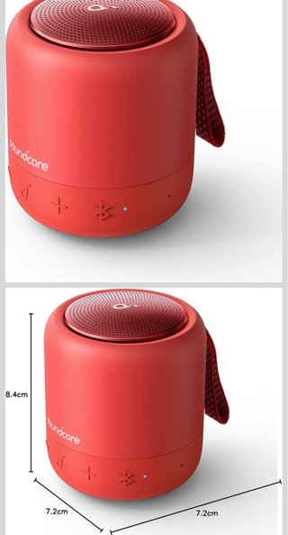 Altavoz Bluetooth Soundcore Mini 3 Rojo