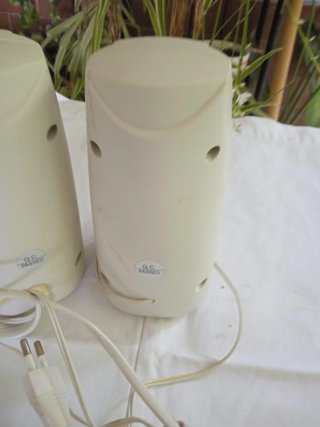 Altavoces Amplificados Beige/Gris
