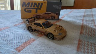 Mini GT Toyota Supra A80 Top Secret Gold 961