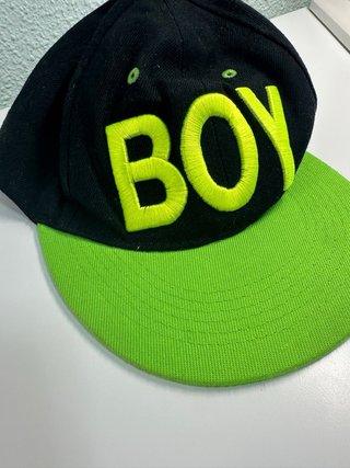 Gorra Snapback Negra y Verde Neón