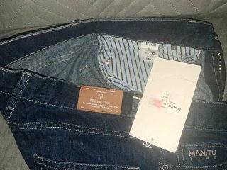 Pantalones vaqueros mujer Manitu Time Talla L