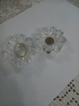 Portapillole cristallo e argento 925