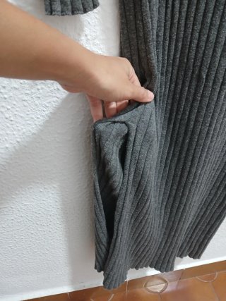 Vestido de punto Pepe Jeans gris
