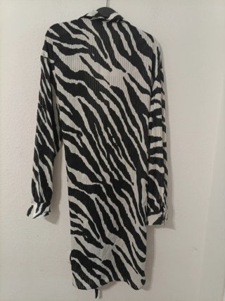 Vestido Zara Estampado Cebra