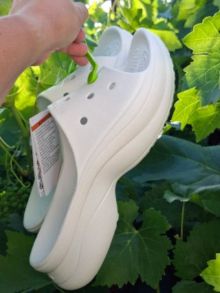 Sandalias Crocs Blancas