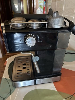 Cafetera Vintage Negra