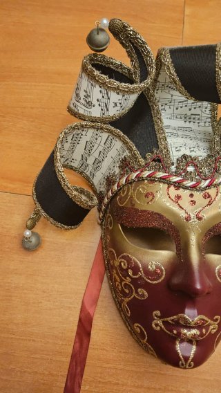 Máscara Veneciana hecha en italia
