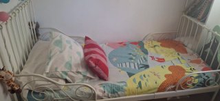 Cama extensible IKEA + colchón viscoelástico