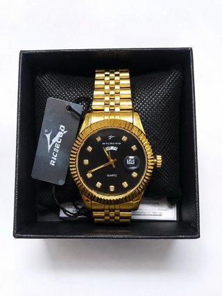 Reloj RICEEGO Negro y Dorado