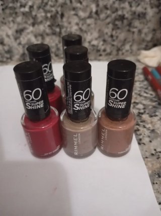 Lote 6 esmaltes Rimmel London