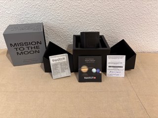 Omega Moonswatch Mission to Moon Negro