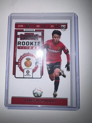 その他 2019 Takefusa Kubo Colecciones Este RC Cromo Takefusa Kubo Panini Contenders 2019 Rookie de segunda mano