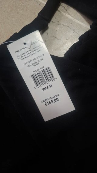 Vestido Negro Ralph Lauren Talla M