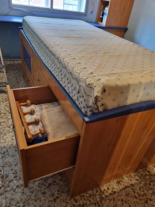 Cama nido con cajones