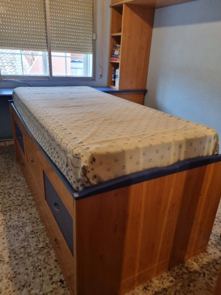 Cama nido con cajones