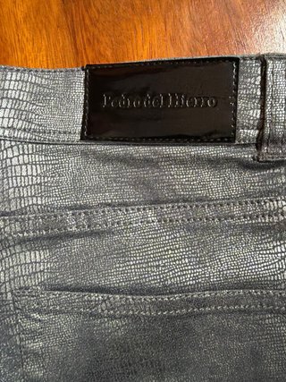 Pantalones Pedro del Hierro plateados