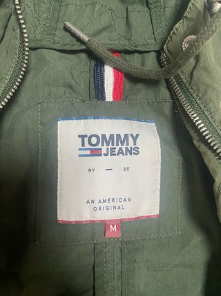 Abrigo Tommy Hilfiger Forro Peluche Verde